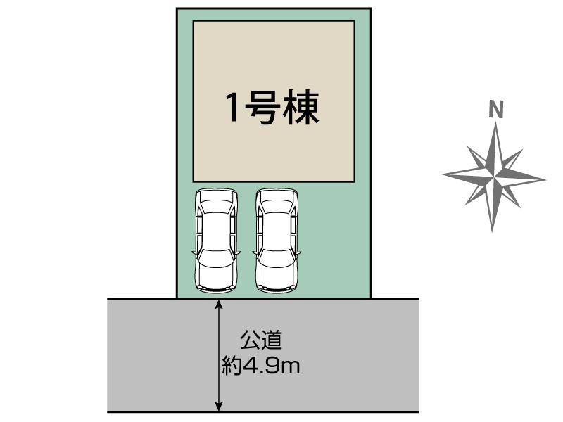 ブルーミングガーデン名古屋市北区六が池町２期１棟の見取り図