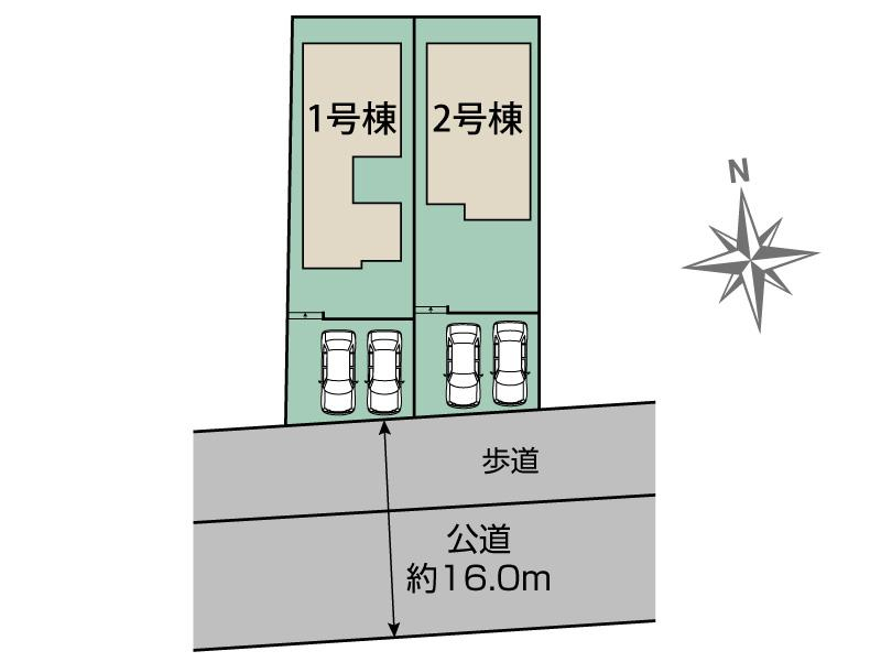 ブルーミングガーデン名古屋市港区茶屋新田１２期２棟の見取り図