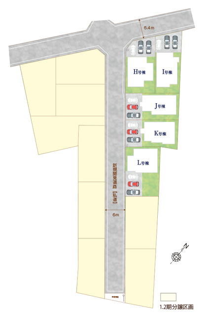 ハートフルタウン(那覇)うるま市川田1期（全14棟）の見取り図