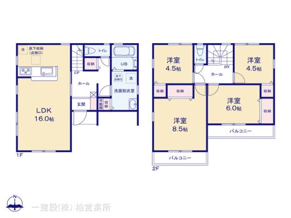 リーブルガーデン東我孫子駅3期の見取り図
