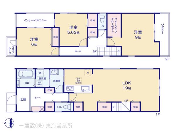 リーブルガーデン港区小賀須３丁目の見取り図