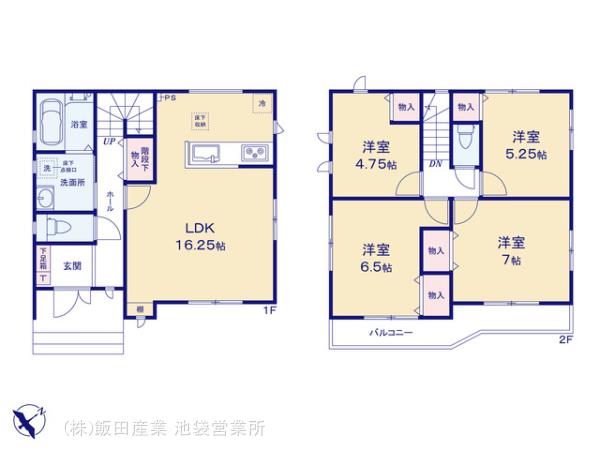 ハートフルタウン川口市安行慈林の見取り図