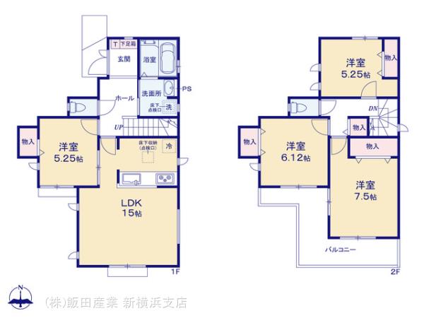 ハートフルタウン町田市本町田1746番の見取り図