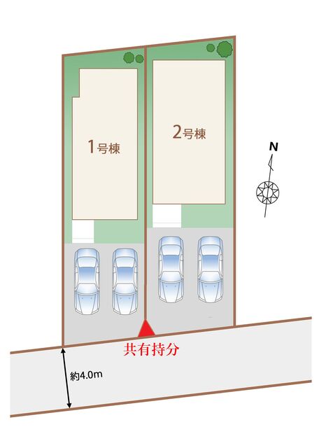 ハートフルタウン小平小川町5期の見取り図