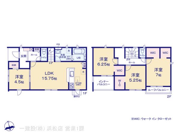 リーブルガーデン磐田見付５期の見取り図