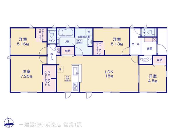 リーブルガーデン袋井春岡１１期の見取り図