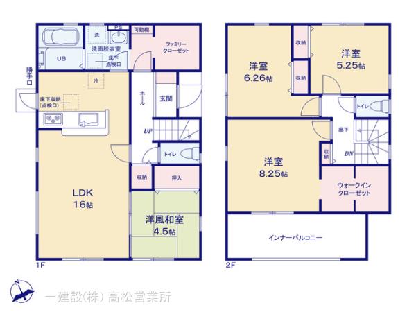 リーブルガーデン高松市多肥上町第九の見取り図