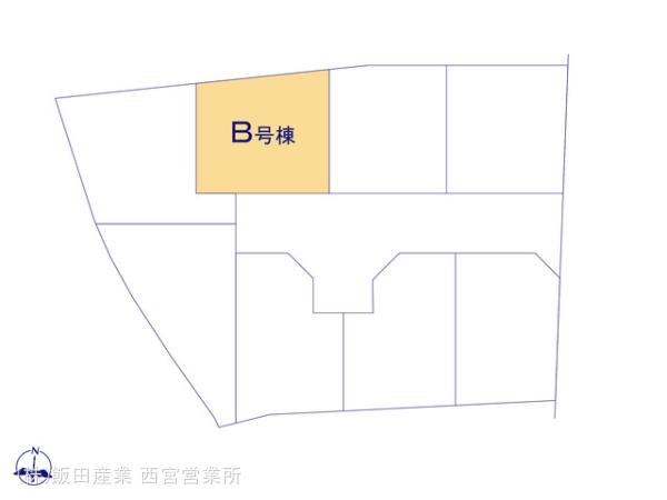ハートフルタウン(西宮)羽曳野野の見取り図
