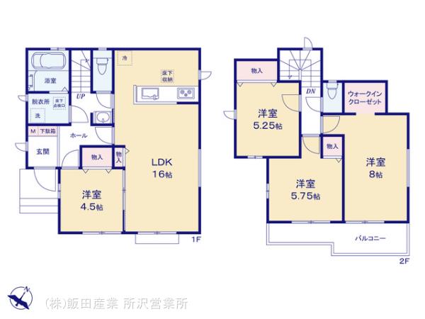 ハートフルタウン狭山中央11期の見取り図