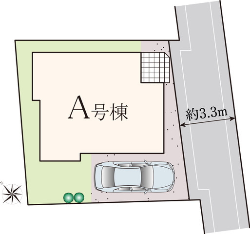ハートフルタウン八王子楢原町19期の見取り図