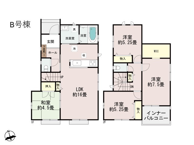 ハートフルタウン与那原町与那原771番の見取り図