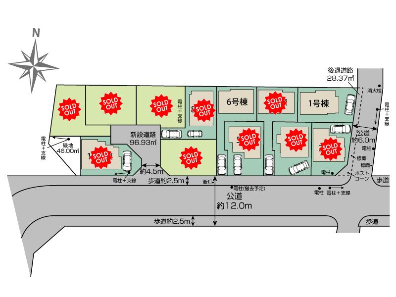 ブルーミングガーデン西東京市向台町３丁目１２棟の見取り図