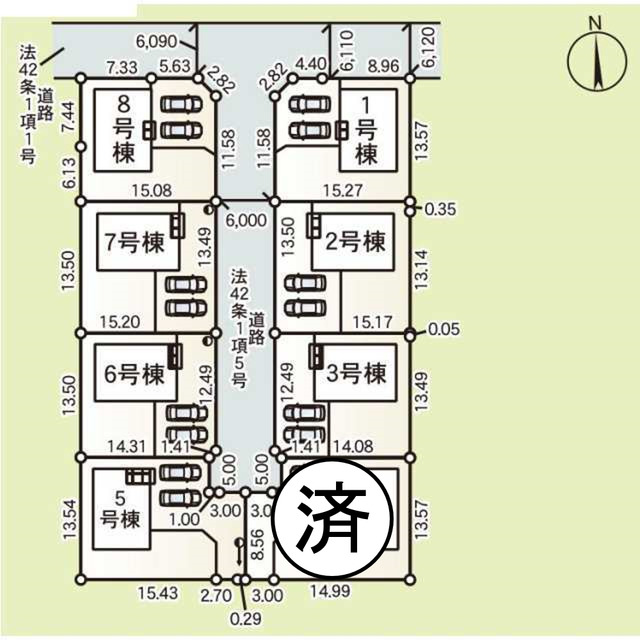 クレイドルガーデン花巻市桜町 第9の見取り図