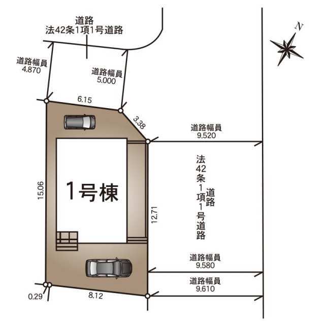 クレイドルガーデン鹿児島市大明丘 第11の見取り図