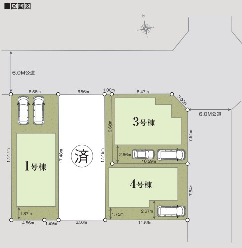リナージュ柏松葉町３丁目２４－１期の見取り図
