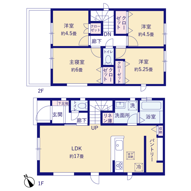 グラファーレ4192廿日市市桜尾３棟の見取り図