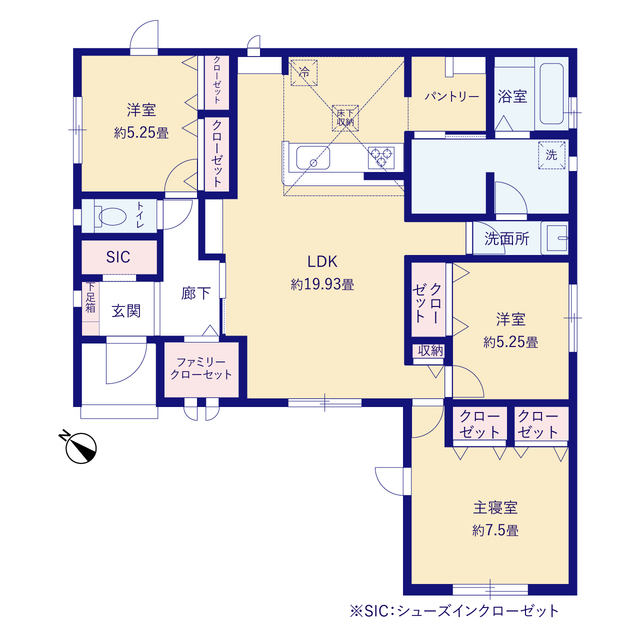 グラファーレ4292廿日市市対厳山１棟の見取り図
