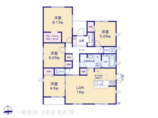 リーブルガーデン掛川西大渕の見取り図