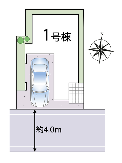 ハートフルタウン川口市前川の見取り図