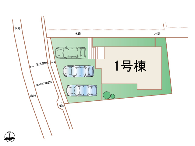 ハートフルタウン(東)瀬戸市窯町4期の見取り図