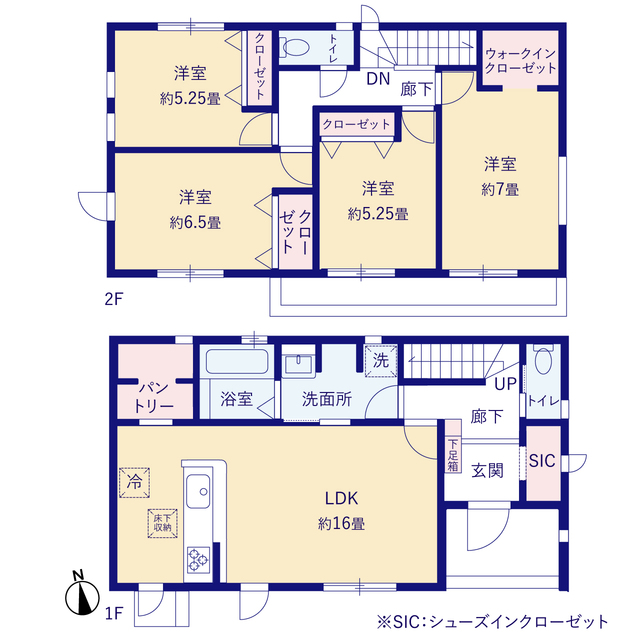 グラファーレ4236仙台市南光台東４期２棟の見取り図