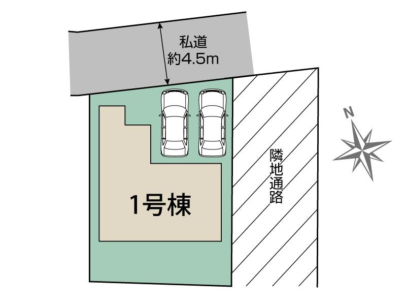 ブルーミングガーデン横浜市泉区和泉中央北１丁目１棟の見取り図
