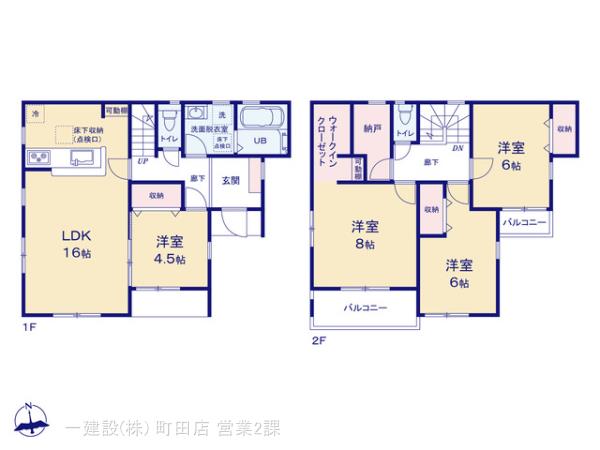 リーブルガーデン中田東４丁目の見取り図