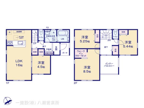 リーブルガーデン岩槻区小溝2期の見取り図