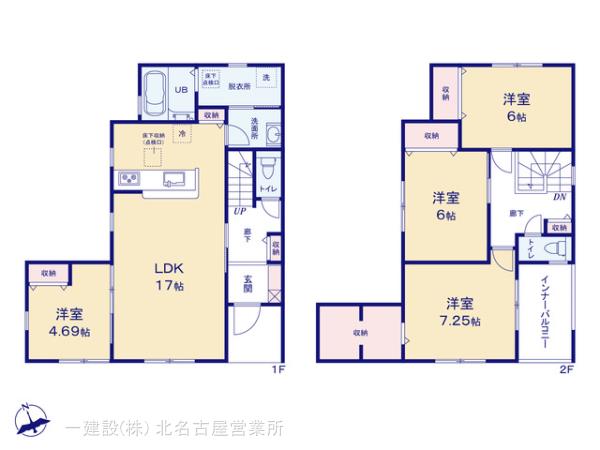 リーブルガーデン津島市愛宕町第二の見取り図
