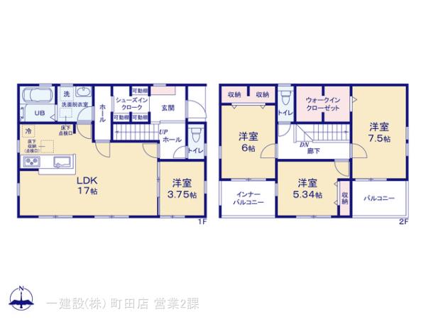 リーブルガーデン金沢区東朝比奈第３の見取り図