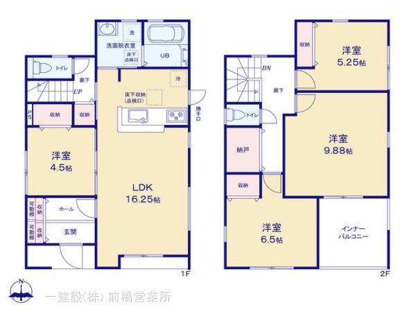 リーブルガーデン吉岡町漆原第２の見取り図