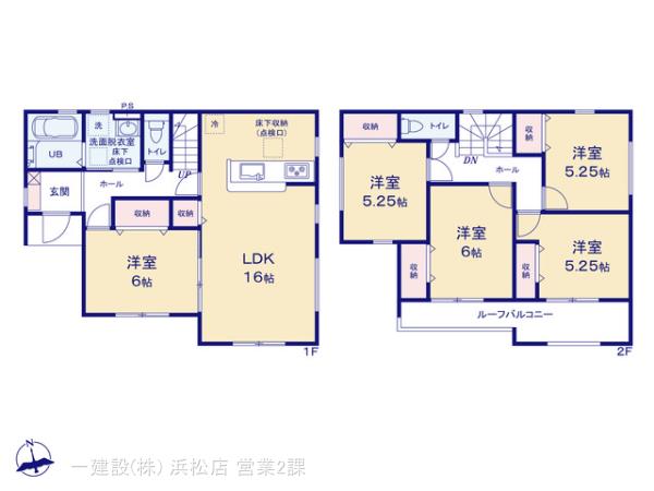 リーブルガーデン豊川市市田町第１期の見取り図