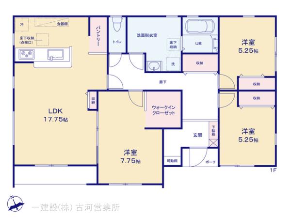 リーブルガーデン久喜江面の見取り図
