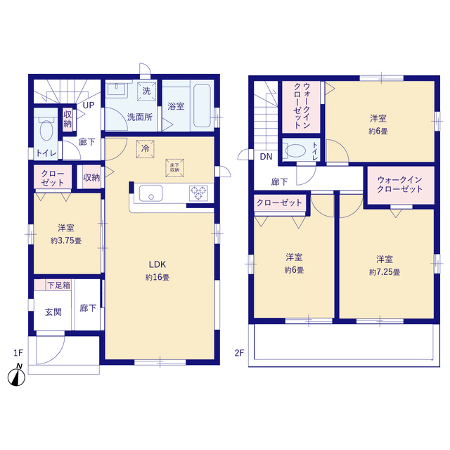 グラファーレ4224市川市宮久保１７期３棟の見取り図