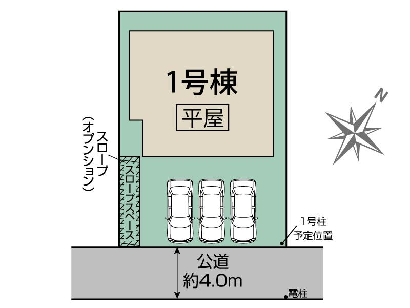 ブルーミングガーデン熊谷市拾六間１棟の見取り図