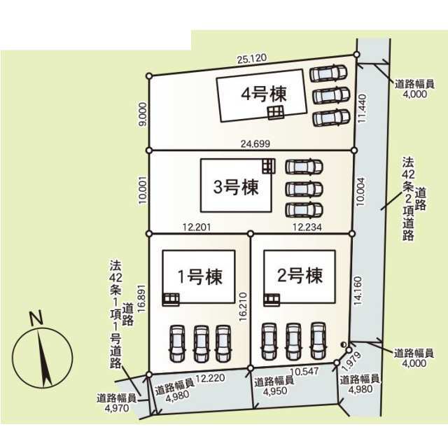クレイドルガーデン伊勢崎市平井町 第3の見取り図