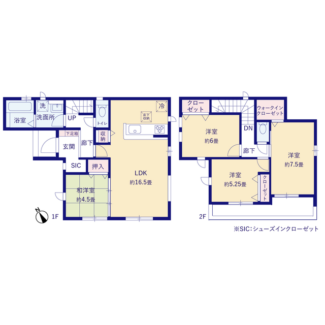 グラファーレ4233千葉市作新台１５期１棟の見取り図