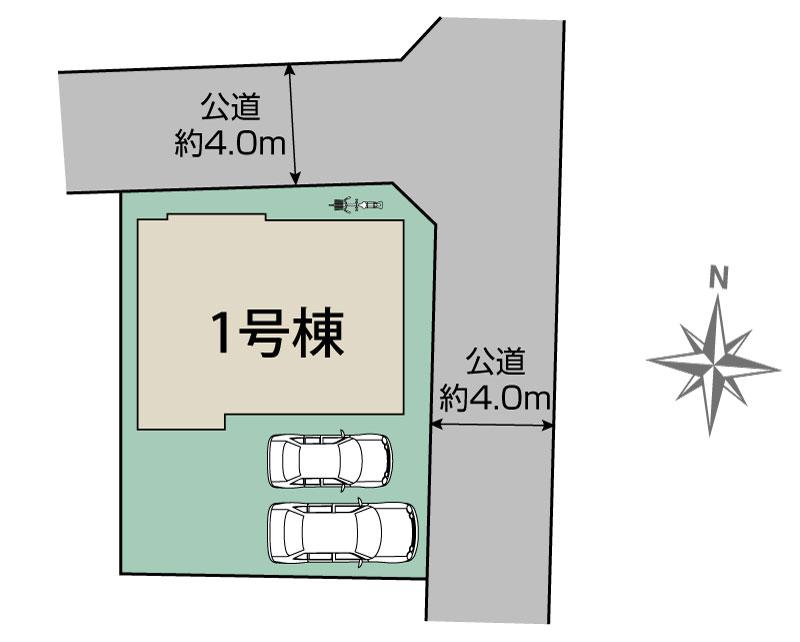ブルーミングガーデン府中市栄町２丁目１棟の見取り図