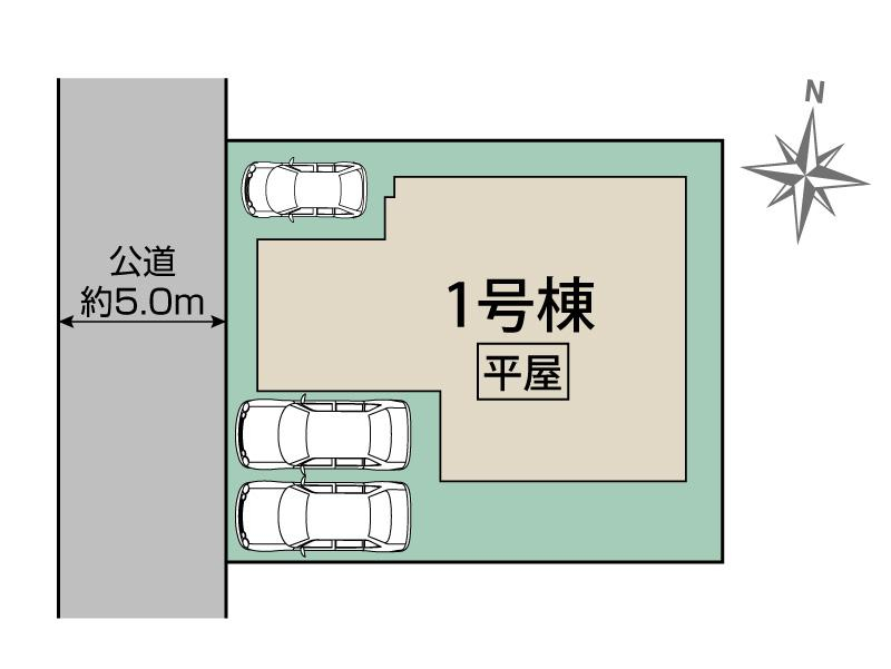 ブルーミングガーデン坂戸市柳町２期１棟の見取り図