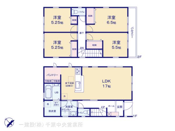 リーブルガーデン若葉区桜木北の見取り図