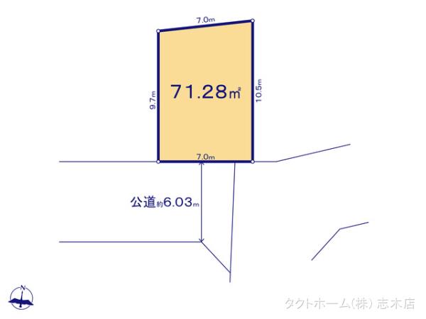 グラファーレ4257新座市石神１０期１棟の見取り図