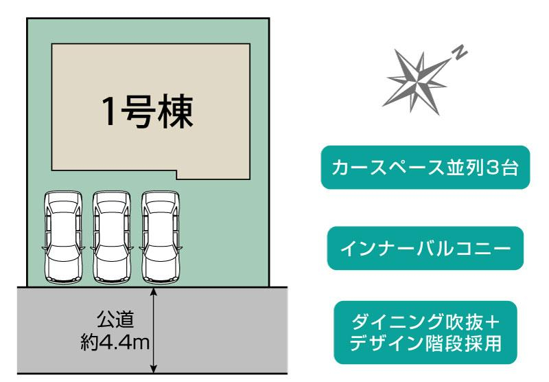 ブルーミングガーデン横浜市磯子区杉田８丁目１棟の見取り図