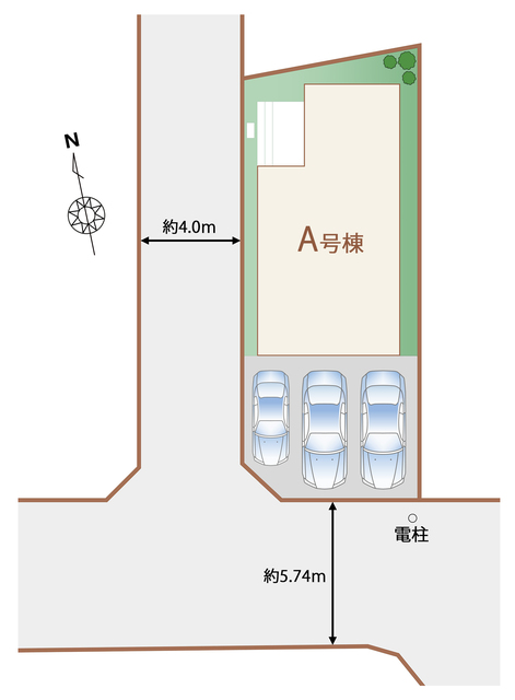 ハートフルタウン東塙田1丁目259番の見取り図