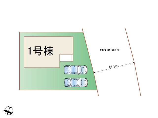 ハートフルタウン清住2丁目2754番の見取り図
