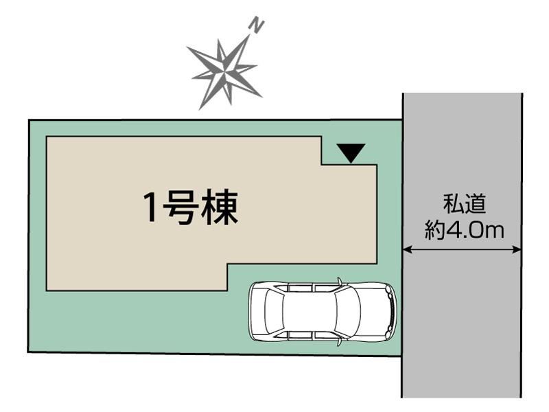 ブルーミングガーデン八千代市八千代台北１２丁目１棟の見取り図