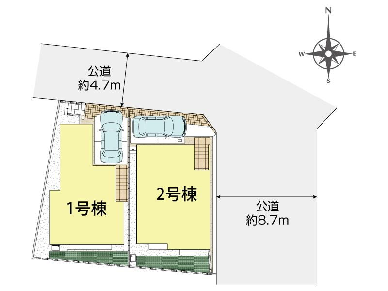 ブルーミングガーデン横浜市旭区南希望が丘２期２棟の見取り図