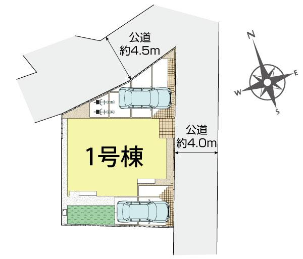 ブルーミングガーデン座間市西栗原１丁目１棟の見取り図