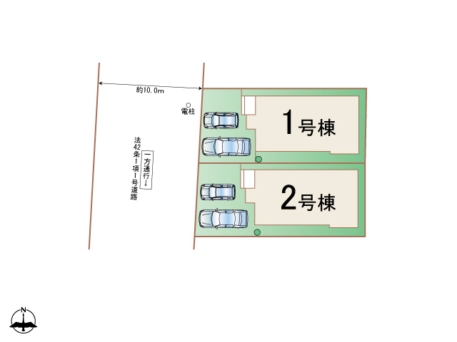 ハートフルタウン萩野町2期の見取り図