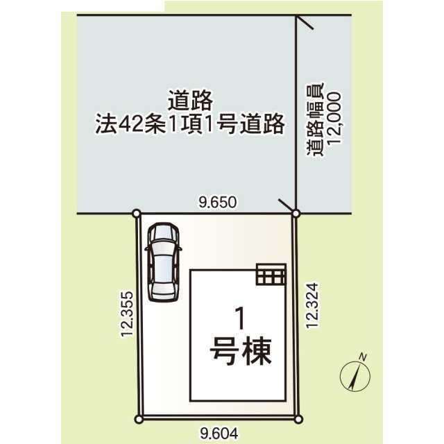 クレイドルガーデンさいたま市北区吉野町 第12の見取り図