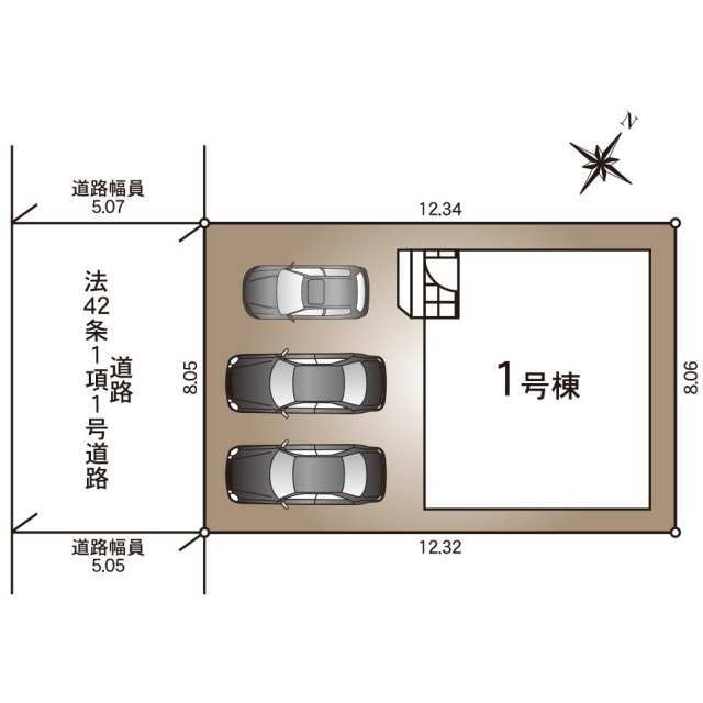 クレイドルガーデン鹿嶋市宮津台 第7の見取り図